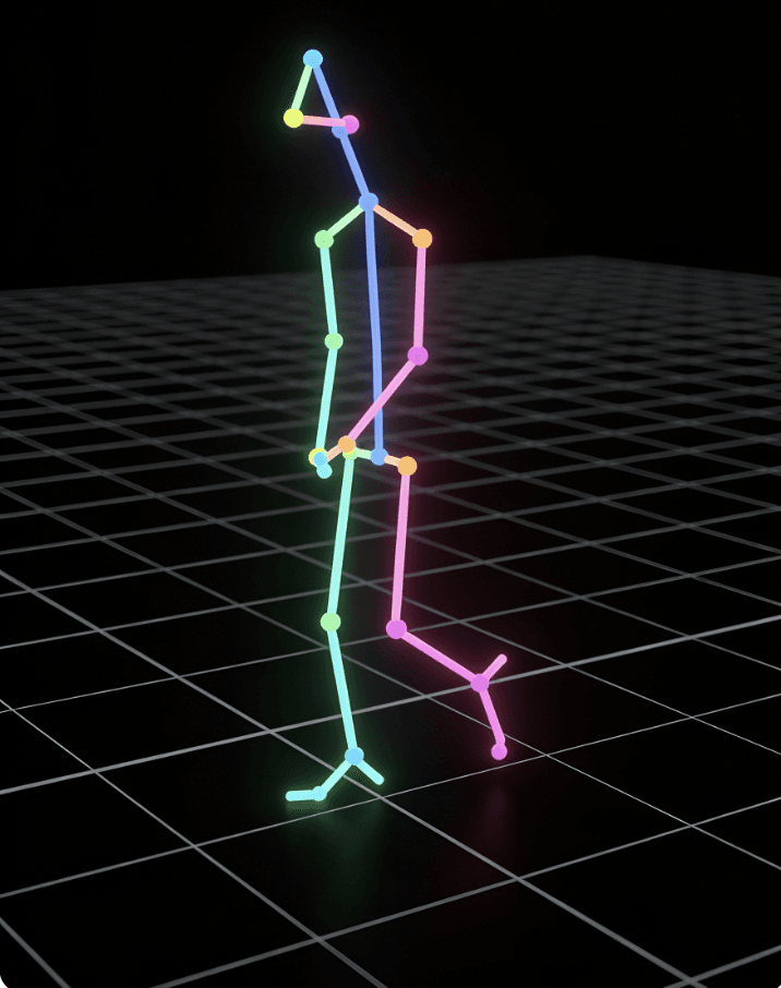 AI 高精度 3D 体姿态建模